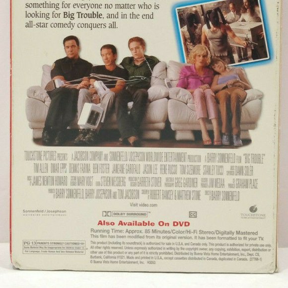 Big Trouble (VHS, 2002) 4723E1M - Picture 6 of 13